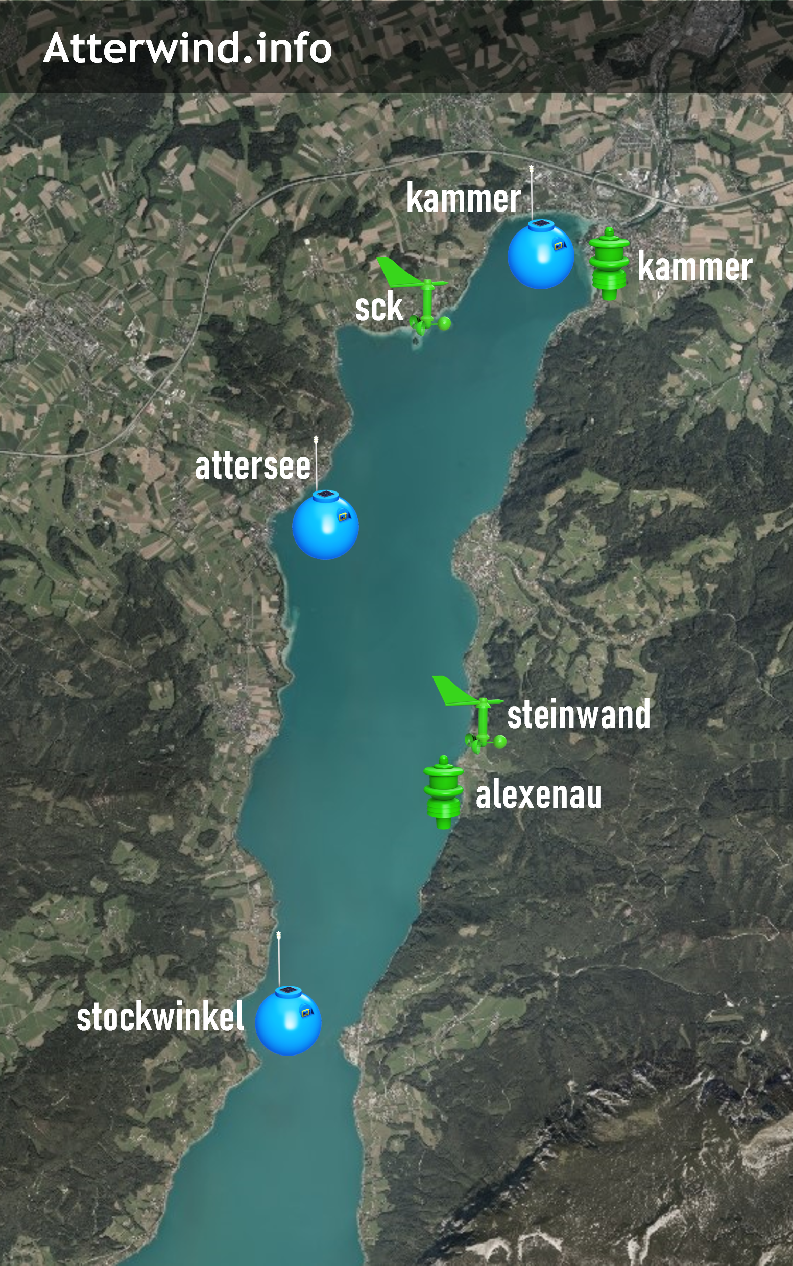 map of weather stations